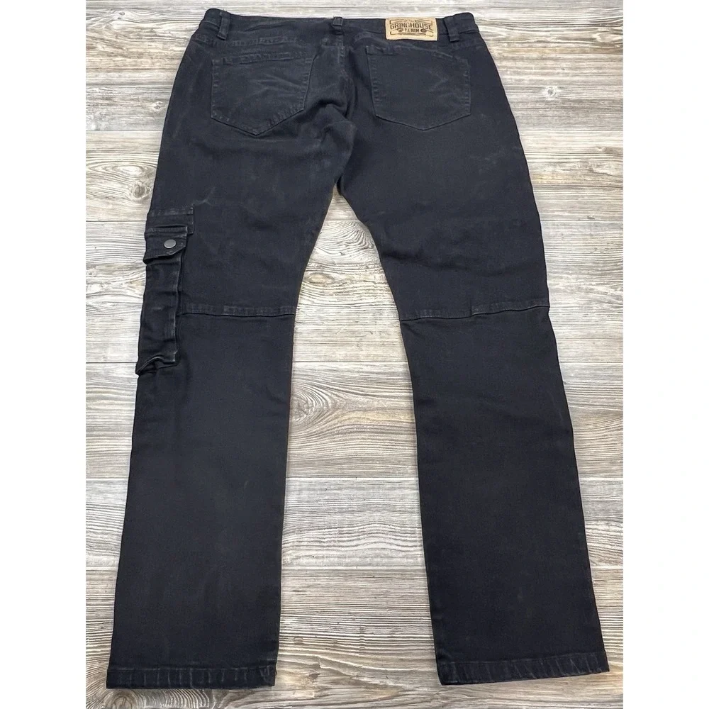 Grindhouse Men's Jeans Size 38/32 Street Wear Punk Grunge‎ Tactical Pockets Y2K